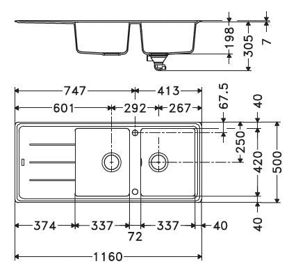 Franke Basis Fragranit+ BFG621