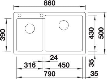 Blanco Pleon 9 Silgranit