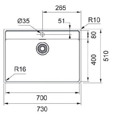 Franke Maris MRX210-70