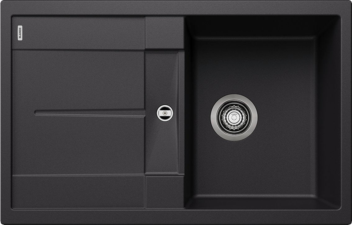 Blanco Metra 45 S Silgranit – coloris Noir, vidage manuel