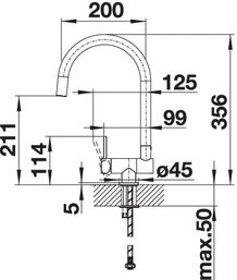Blanco Coressa-F levier à droite