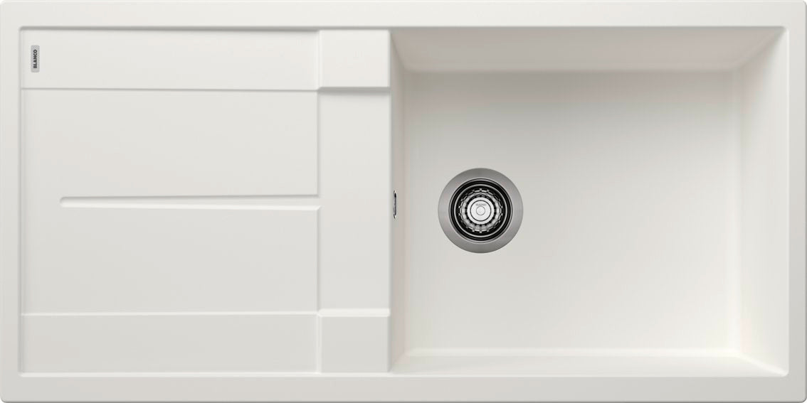 Blanco Metra XL 6S Silgranit – coloris Blanc, vidage manuel