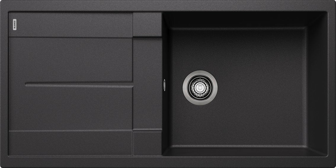 Blanco Metra XL 6S Silgranit – coloris Anthracite, vidage manuel