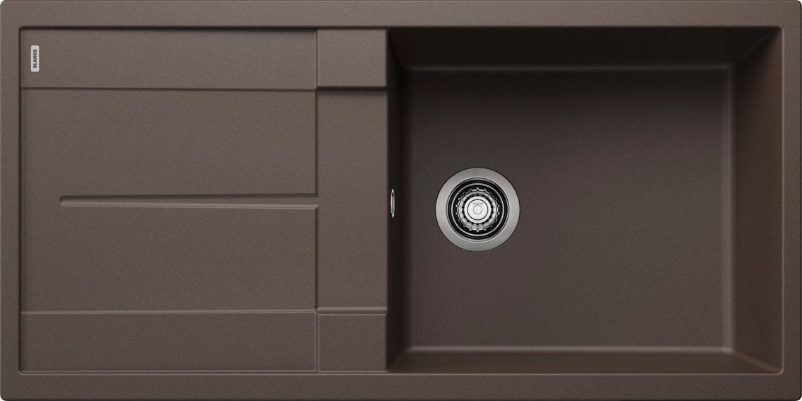 Blanco Metra XL 6S Silgranit – coloris Café, vidage manuel