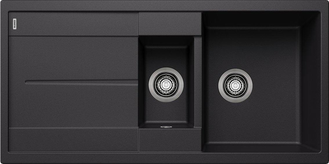 Blanco Metra 6 S Silgranit – coloris Noir, vidage manuel