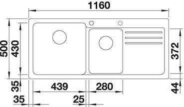 Blanco Naya 8S Silgranit