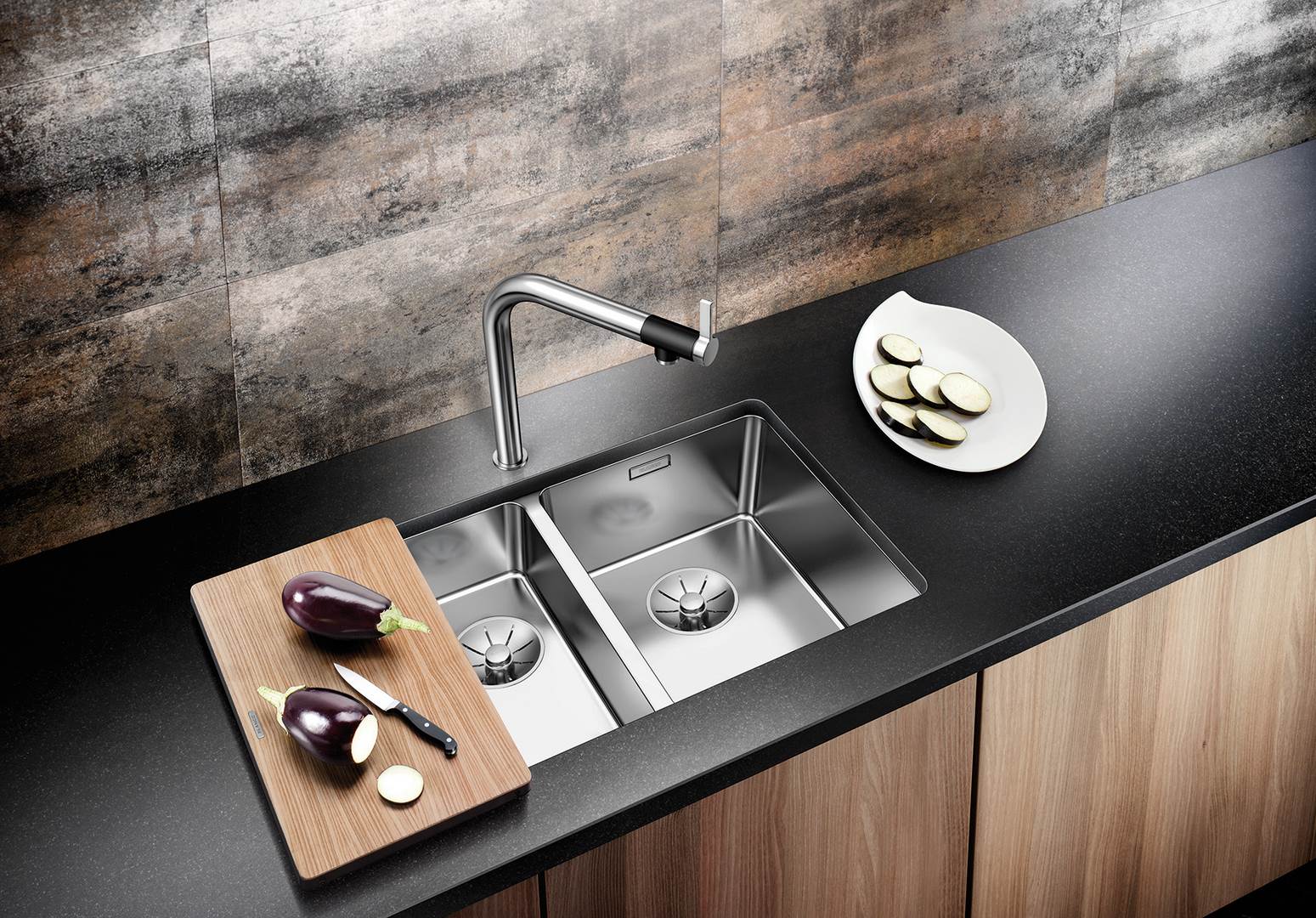 Blanco Andano 340/180-U Inox InFino