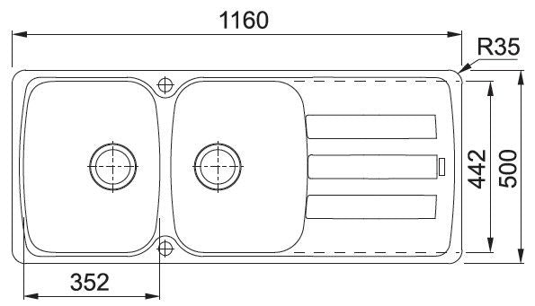 Franke Antea Fragranit+ AZG621