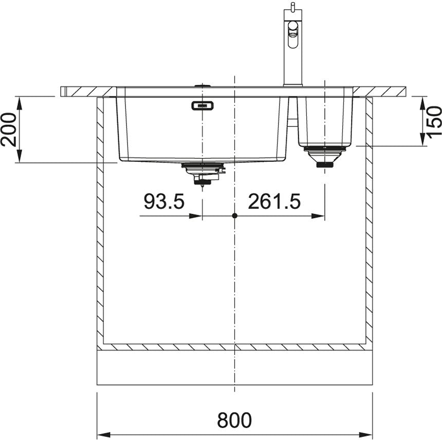 Franke Mythos Inox MYX160-50-16