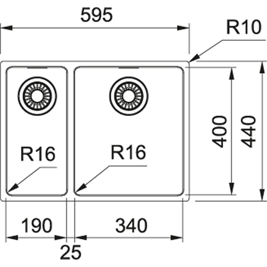 Franke Maris MRX160-34-19