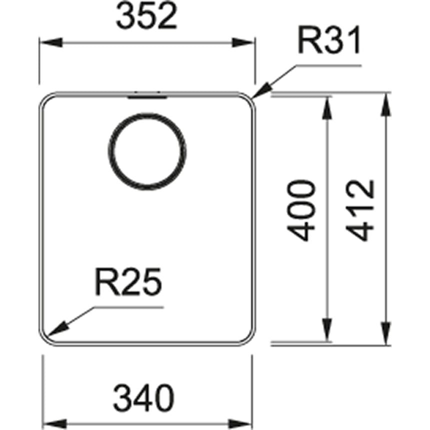 Franke Mythos Inox MYX210-34