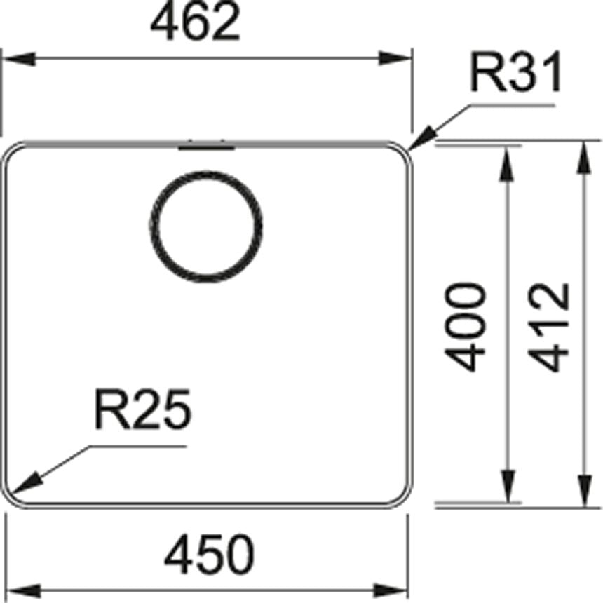Franke Mythos Inox MYX210-45