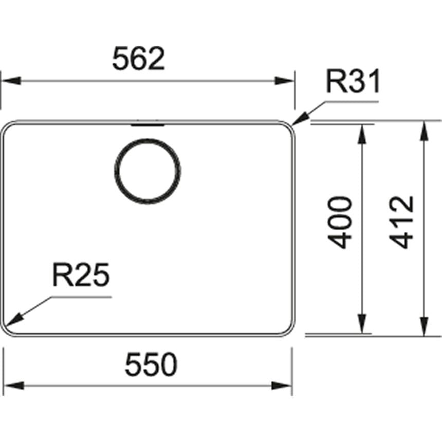 Franke Mythos Inox MYX210-55