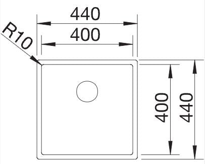 Blanco Claron 400-U Durinox
