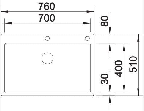 Blanco Claron 700-IF/A Durinox