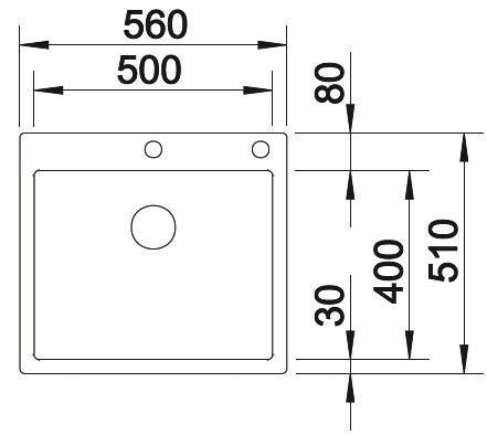 Blanco Claron 500-IF/A Durinox