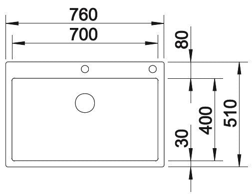 Blanco Claron 700-IF/A Inox InFino