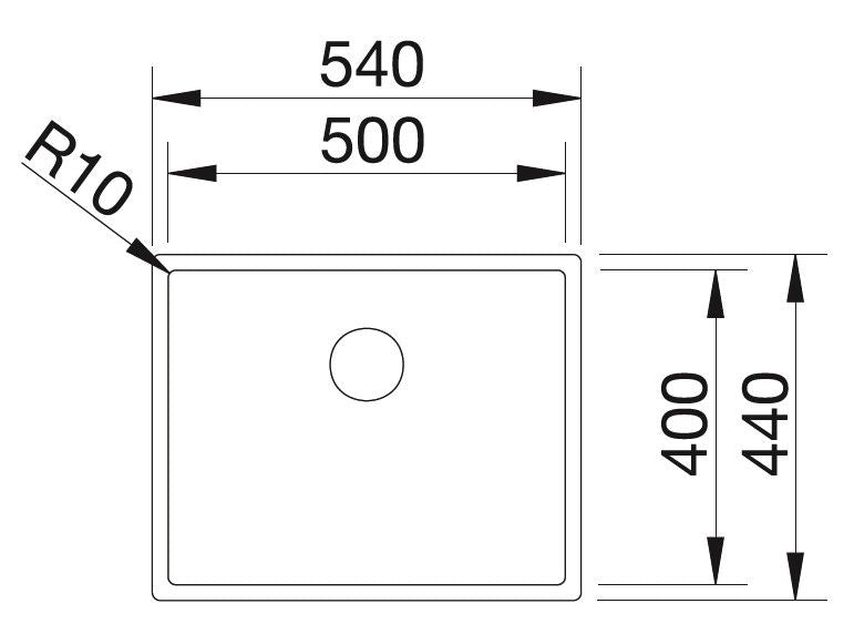 Blanco Claron 500-IF Durinox
