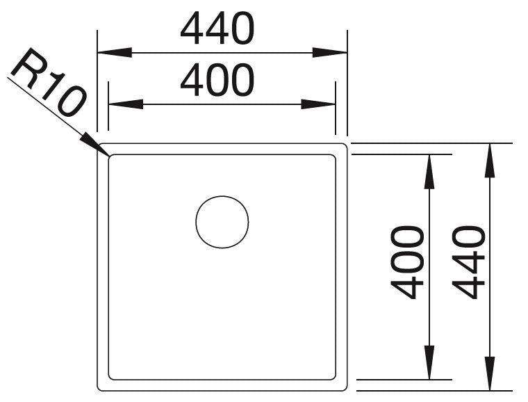 Blanco Claron 400-IF Durinox