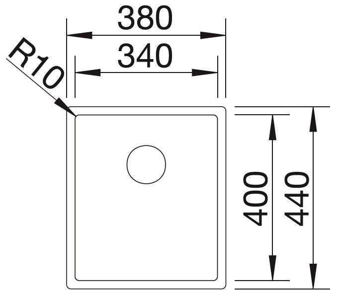 Blanco Claron 340-IF Durinox