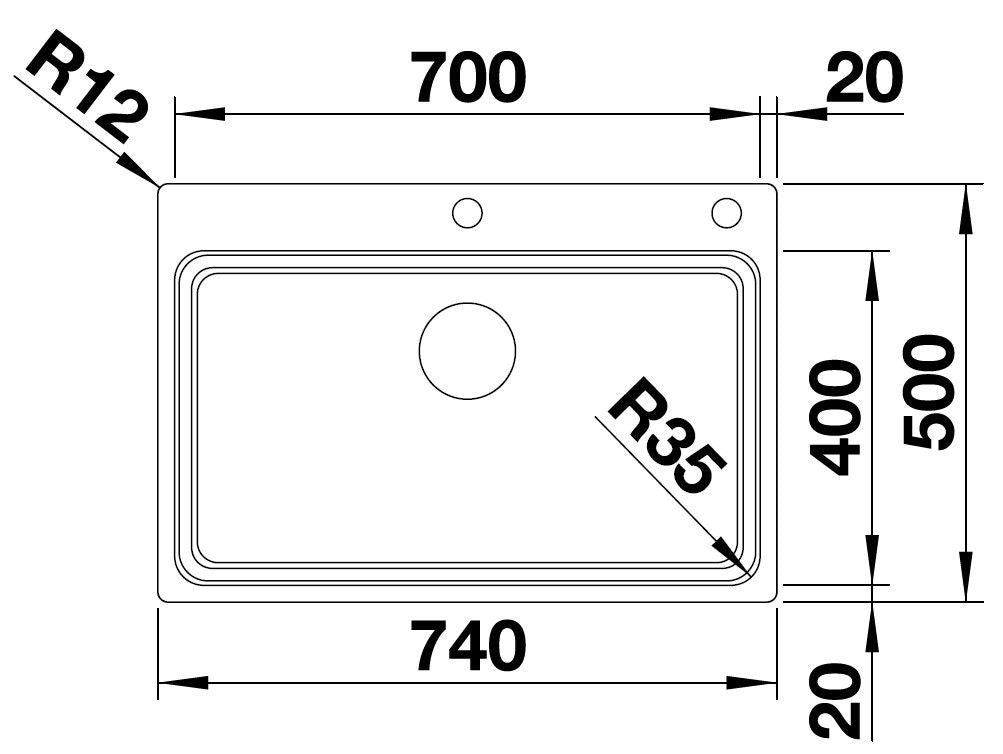 Blanco Etagon 700-IF/A Inox InFino