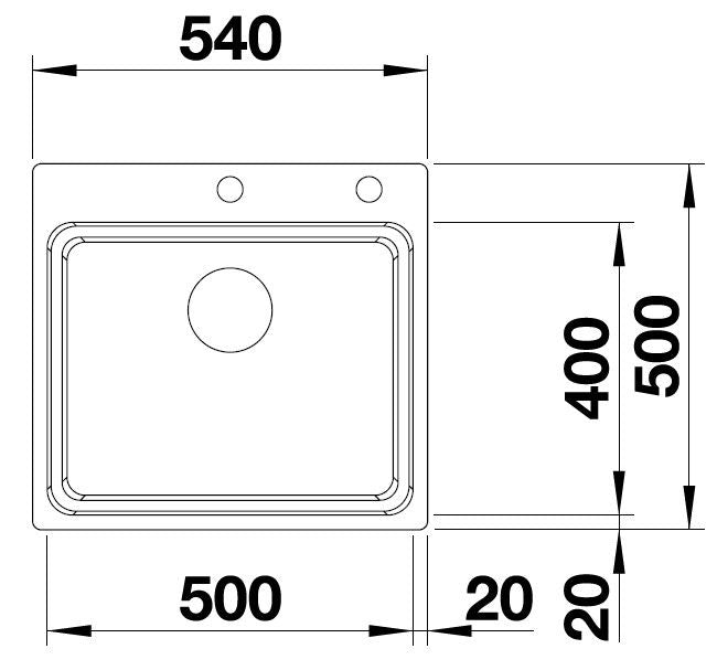 Blanco Etagon 500-IF/A Inox InFino