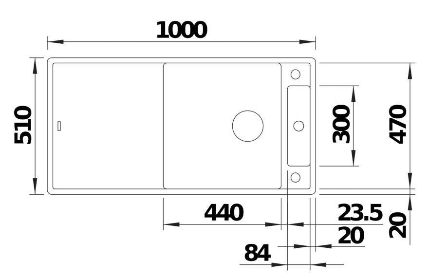 Blanco Axia III XL 6S Silgranit