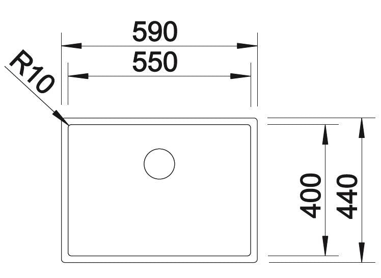 Blanco Claron 550-IF Inox InFino