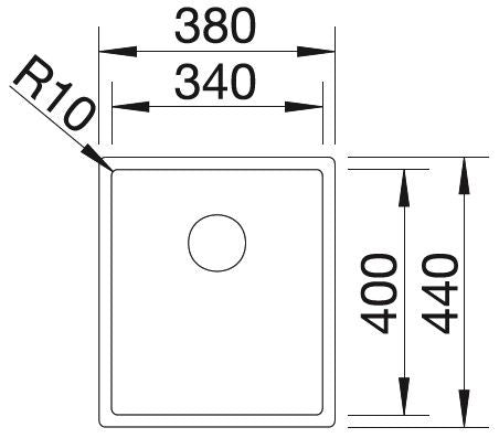 Blanco Claron 340-IF Inox InFino