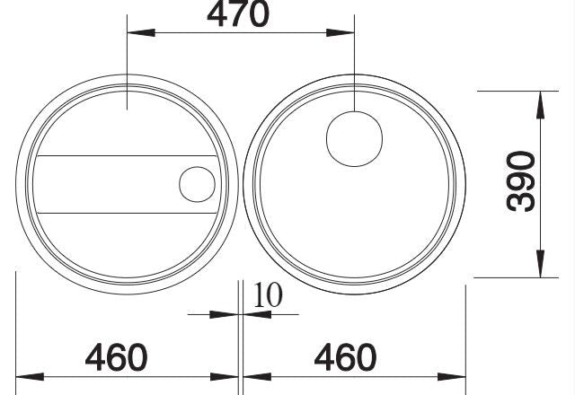 Blanco Rondoset Inox