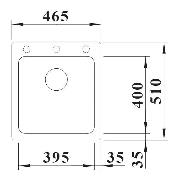 Blanco Naya 45 Silgranit