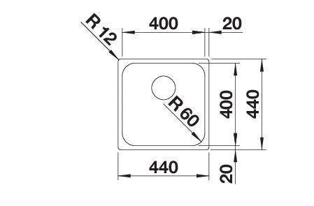 Blanco Supra 400-IF Inox