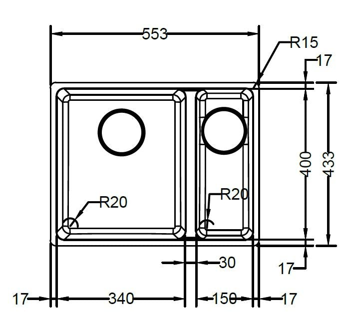Franke Maris Fragranit+ MRG160-34-15