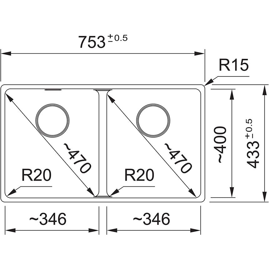 Franke Maris Fragranit+ MRG120-35-35