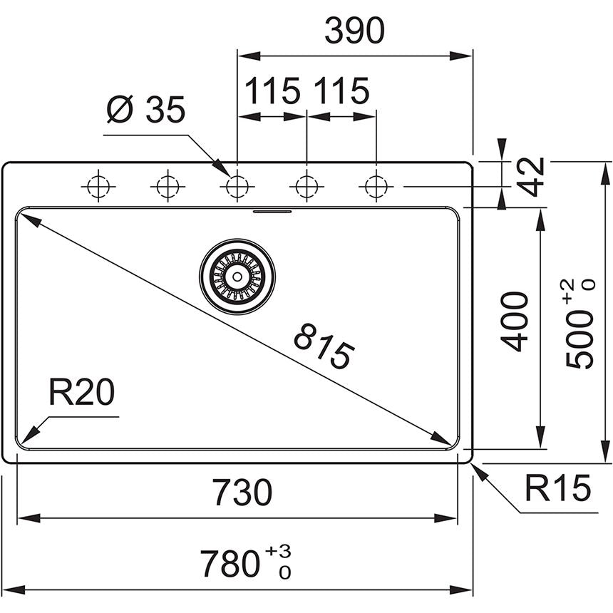 Franke Maris Fragranit+ MRG610-73