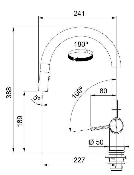 Franke Active J Douchette