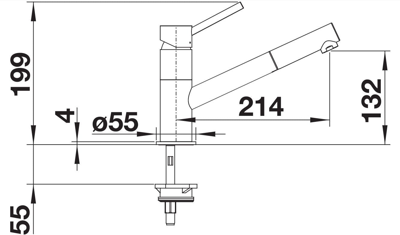 Blanco Kano-S Silgranit Look Bicolore