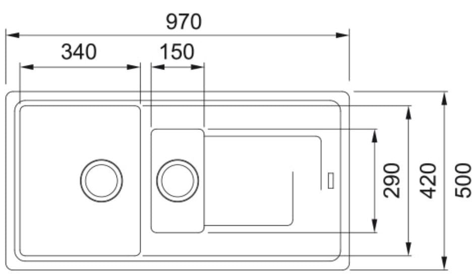 Franke Titan Tectonite TTD651