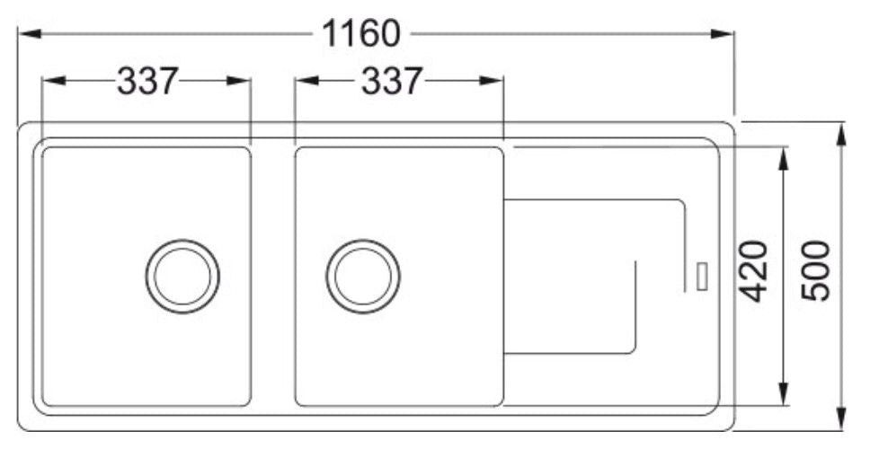 Franke Titan Tectonite TTD621