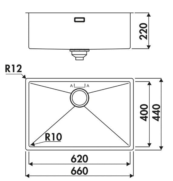 Luisina Legato EV620 Inox PVD Cuivre