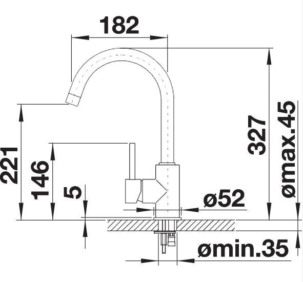 Blanco Mida Silgranit Look