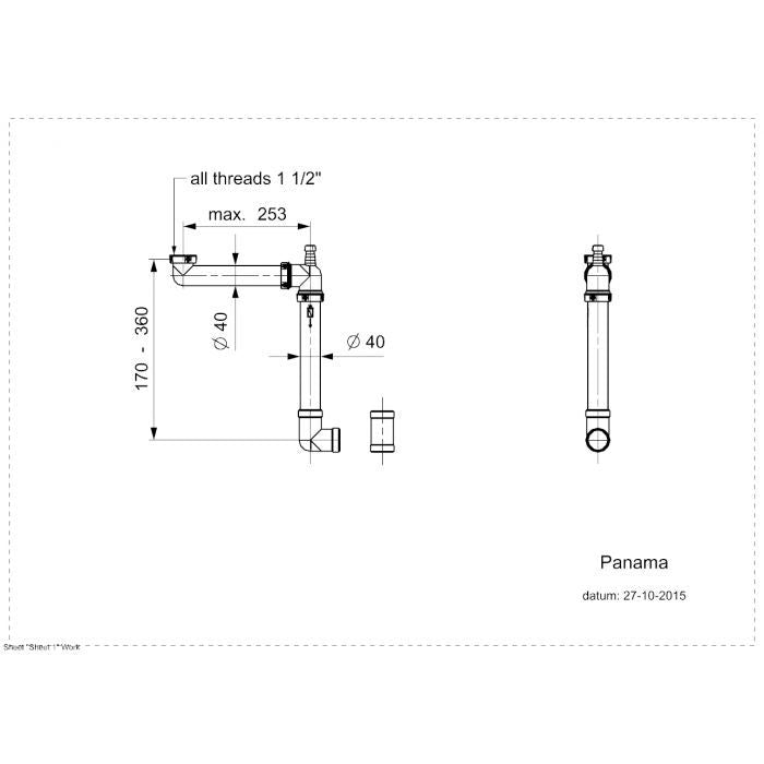Reginox Siphon Panama R26618