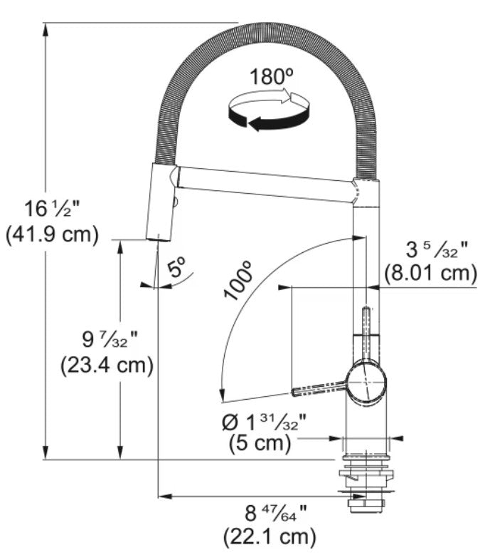 Franke Active semi pro Noir Mat