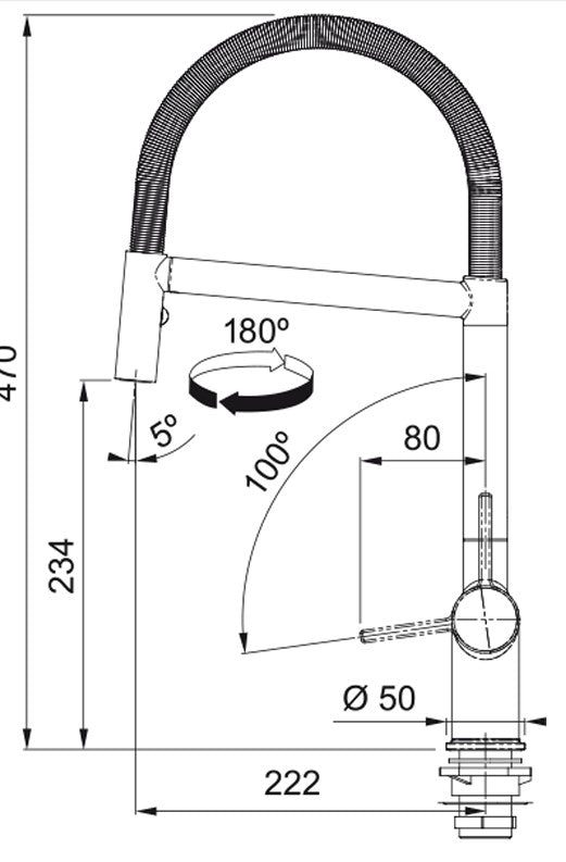 Franke Active semi pro Chrome