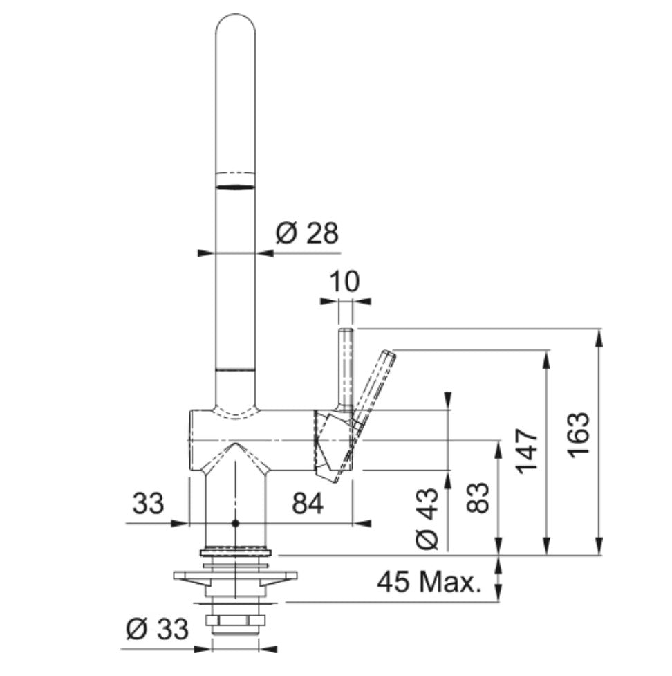 Franke Active J à bec