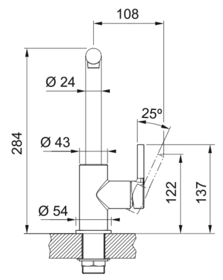 Franke Lina L Chrome à bec