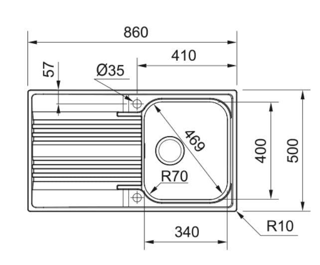 Franke Smart SRX611-86