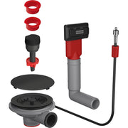 Vidage auto noir mat Franke - sous plan 90mm