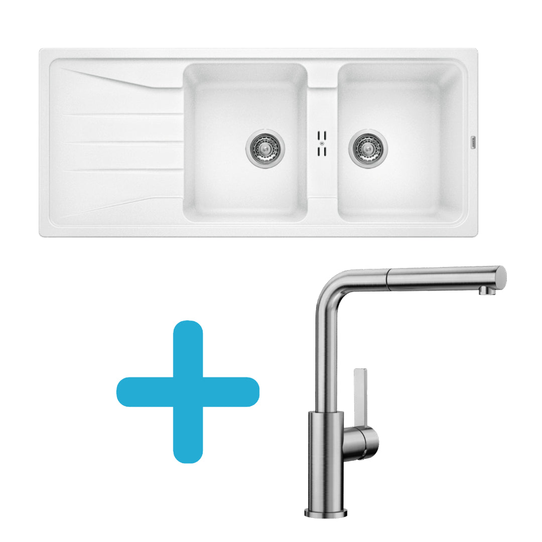 PACK Blanco Sona 8S Silgranit + Mitigeur