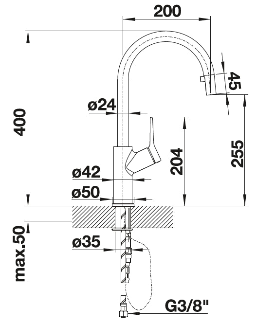 Blanco Carena-S Vario Silgranit-look Bicolore